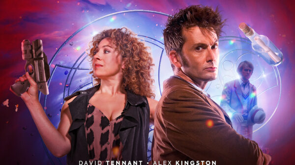 Tenth Doctor and River Song Boxset Cover Art