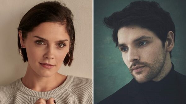 Dead and Buried stars Annabel Scholey & Colin Morgan