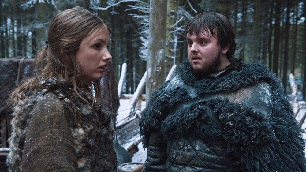Game of Thrones Samwell and Gilly