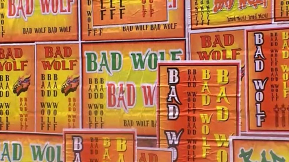 Doctor Who Bad Wolf Turn Left