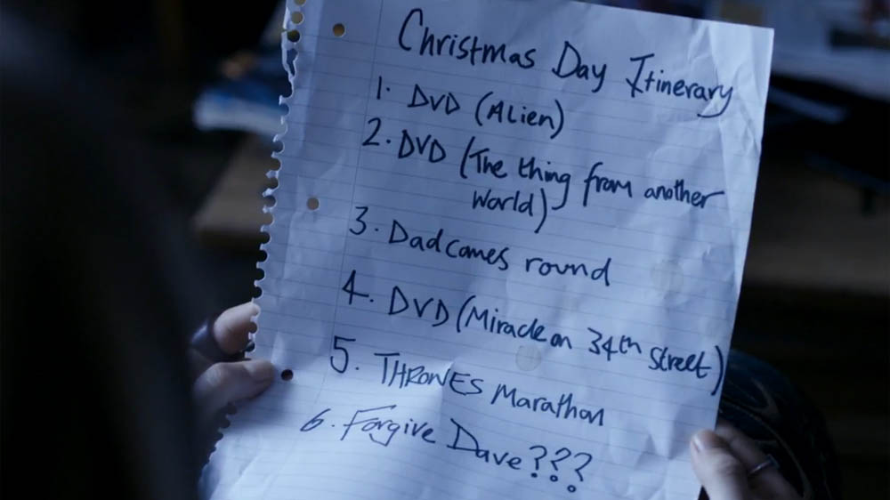 Doctor Who Last Christmas list