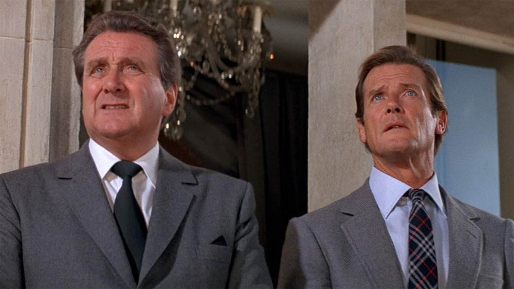 A View to a Kill Roger Moore Patrick Macnee