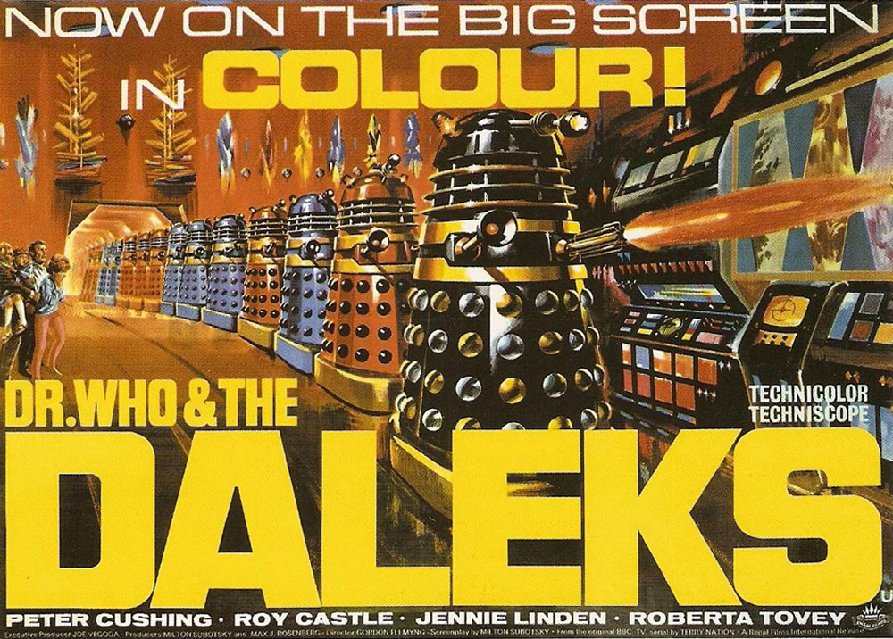 Dr Who Daleks poster