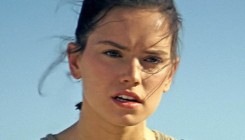 Daisy Ridley as Rey in Star Wars: The Force Awakens