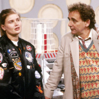 Sophie Aldred and Sylvester McCoy