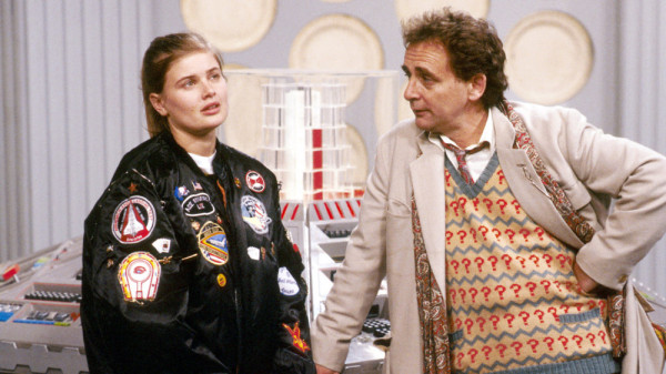 Sophie Aldred and Sylvester McCoy