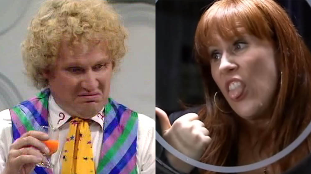 Doctor Who Donna Catherine tate Sixth Doctor colin baker