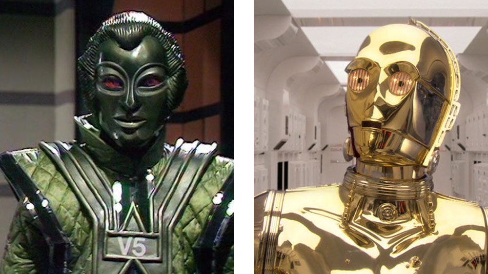 C-3PO vs a Voc Robot 