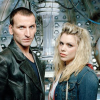 The Ninth Doctor (Christopher Eccleston) and Rose Tyler (Billie Piper) circa 2005