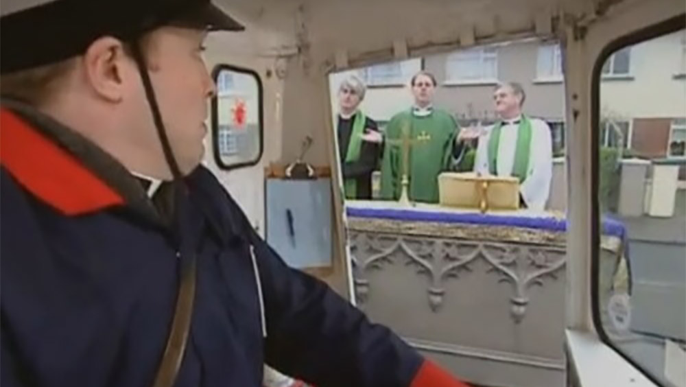 Father Ted Dougal Milk float