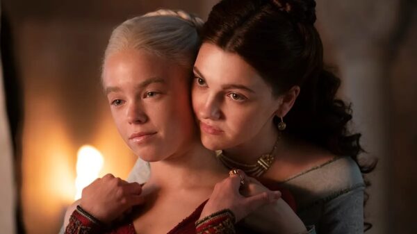 House of the Dragon: Young Rhaenyra (Milly Alcock) and Alicent (Emily Carey)