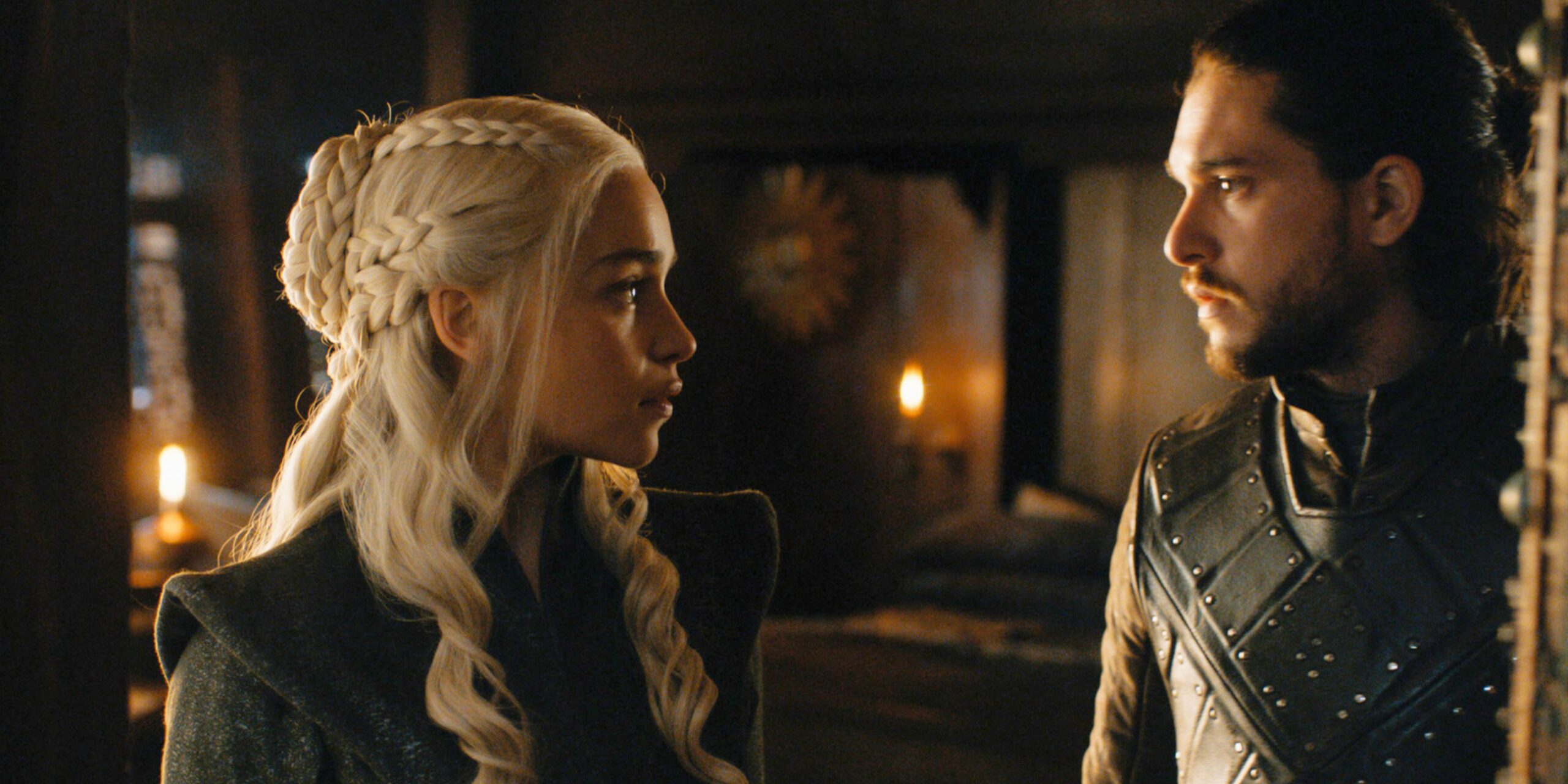 Game of Thrones Emilia Clarke (Daenerys) & Jon Snow (Kit Harrington)