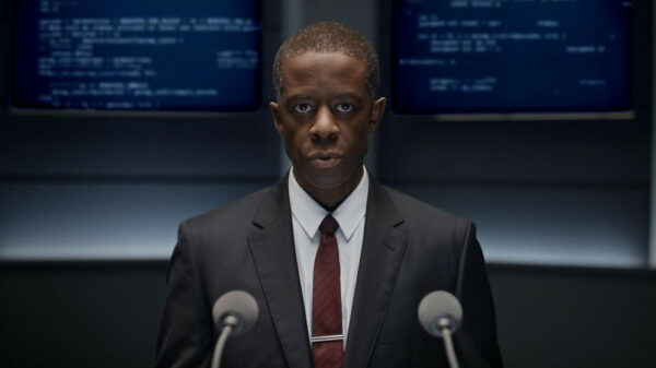 The undeclared War Adrian Lester as PM Andrew Makinde
