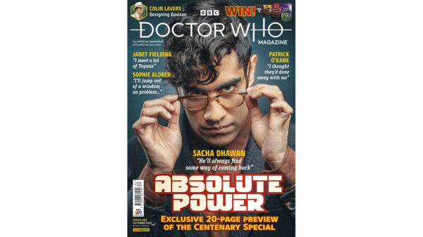 The cover of Doctor Who Magazine #582