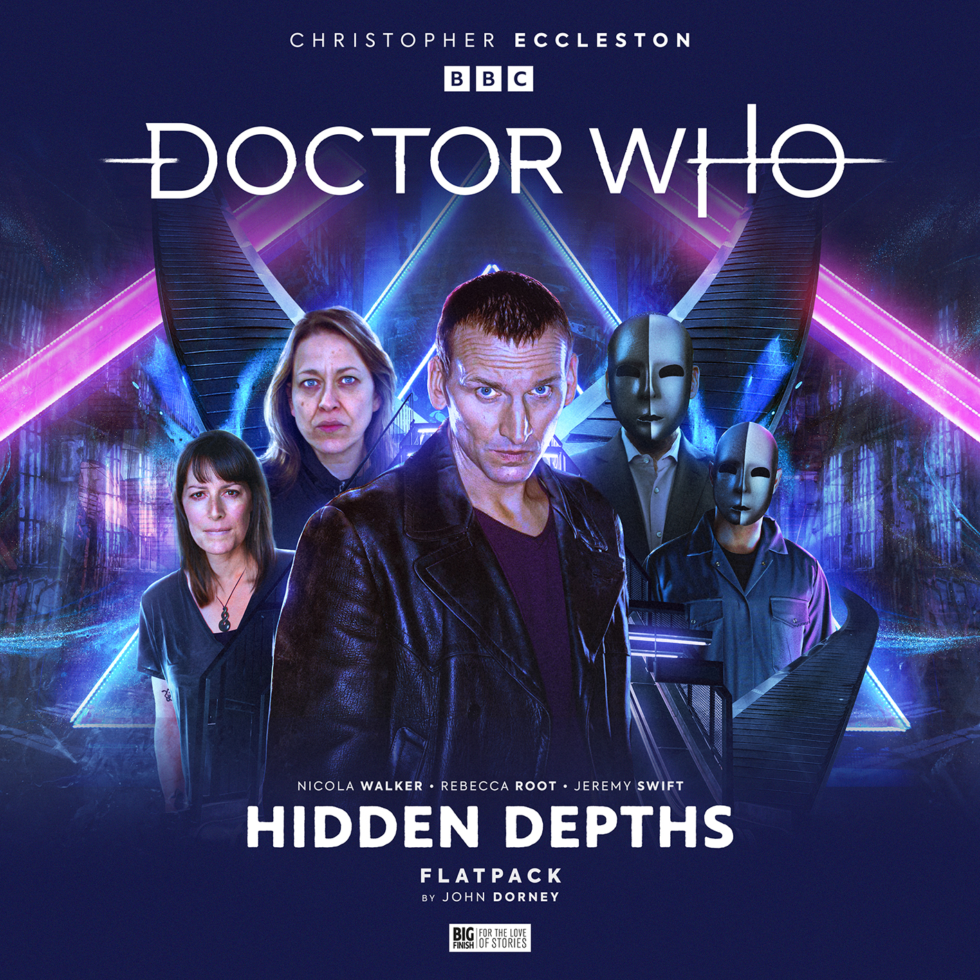 Doctor Who: The Ninth Doctor Adventures: Hidden Depths - Flatpack cover art