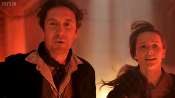 The Eighth Doctor (Paul McGann) & Cass (Emma Campbell-Jones