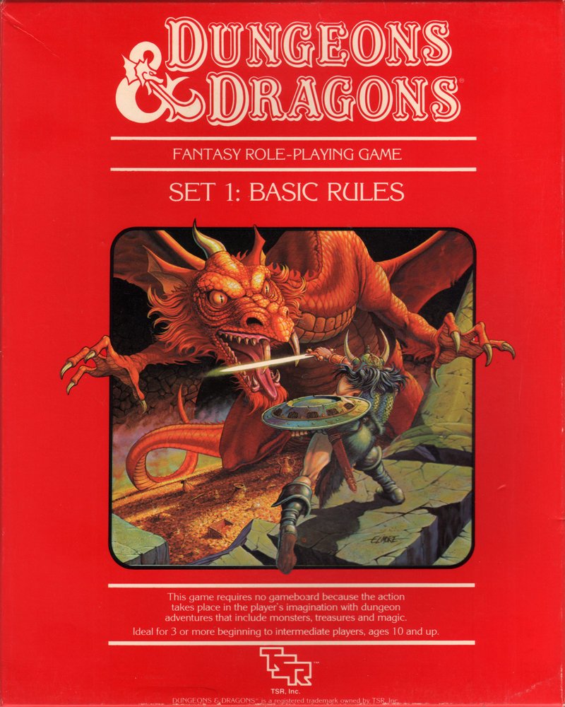 D&D basic rules set - original cover
