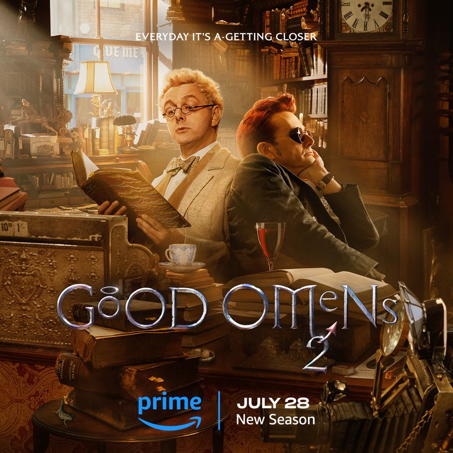 Good Omens 2 - Aziraphale (Michael Sheen) and Crowley (David Tennant)