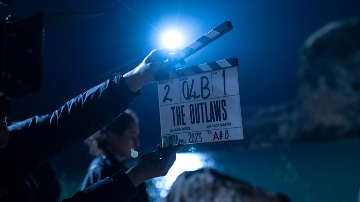 The Outlaws Season 3 clapperboard