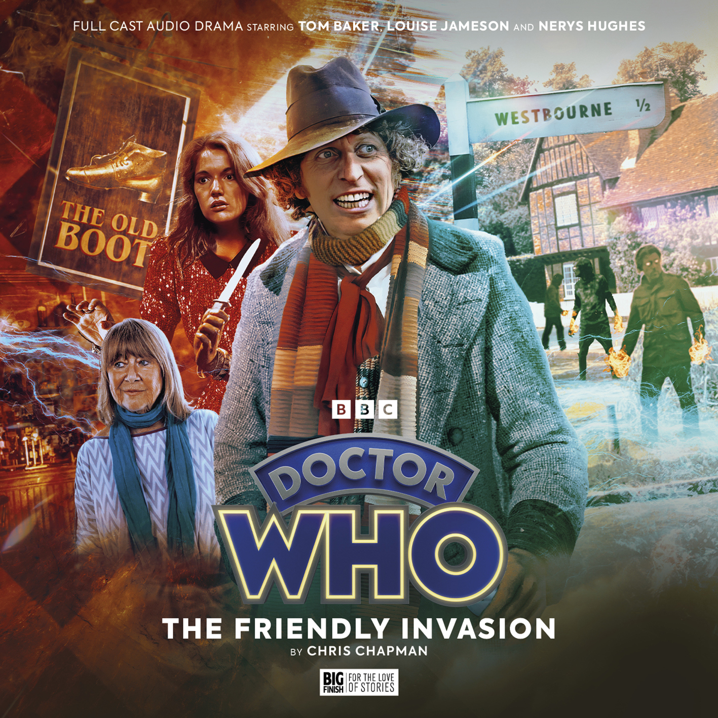 The Fourth Doctor Adventures Series 12 - The Friendly Invasion cover art