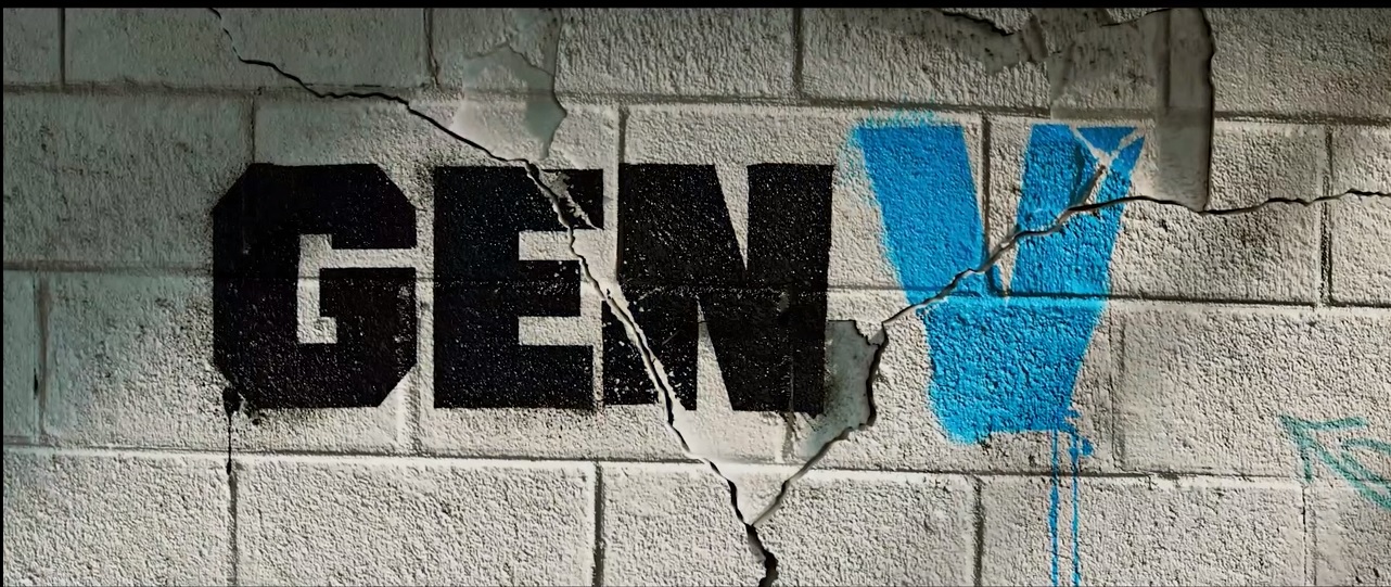Gen V logo spraypainted