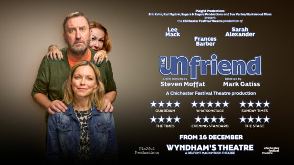 The Unfriend new cast - Lee Mack, Sarah Alexander & Frances Barber