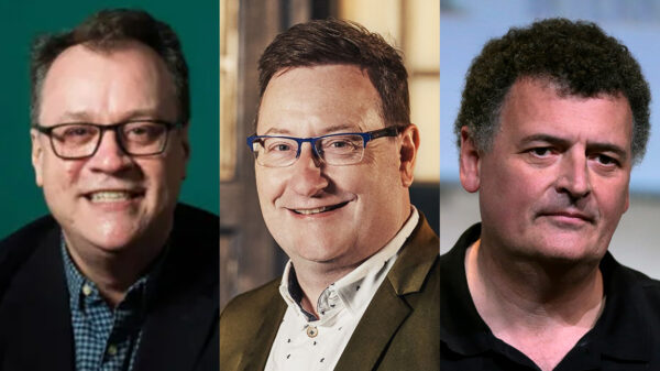 Three Doctor Who showrunners: RTD, Chibnail & Moffat