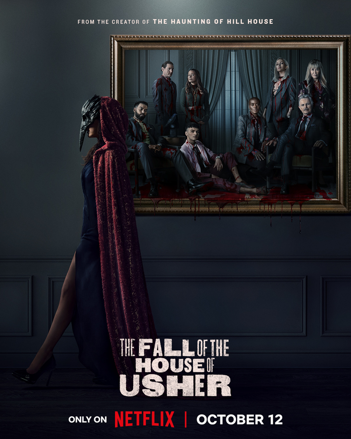 The Fall of the House of Usher Netflix drop a series trailer