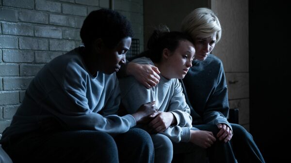Time series 2 - Tamara Lawrance as Abi Cochrane, Bella Ramsey as Kelsey Morgan & Jodie Whittaker as Orla O'Riordan