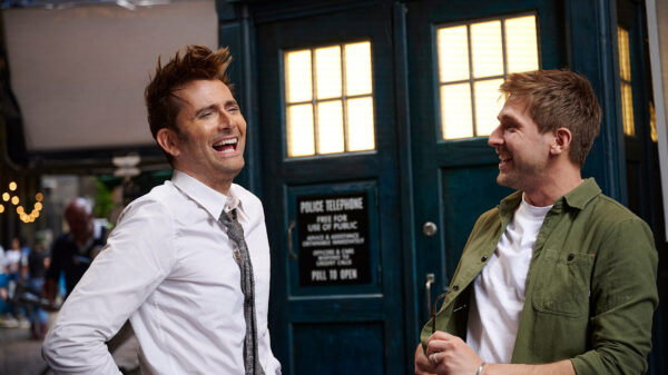 Doctor Who: Unleased - David Tennant and presenter Steffan Powell