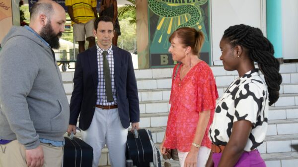 Death in Paradise Christmas Special 2023 - Youssef Kerkour, Ralf Little, Doon Mackichan and Shantol Jackson
