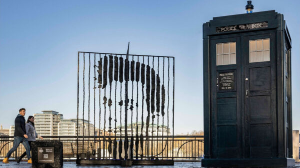Doctor Who sculpture installation - Art of Regeneration