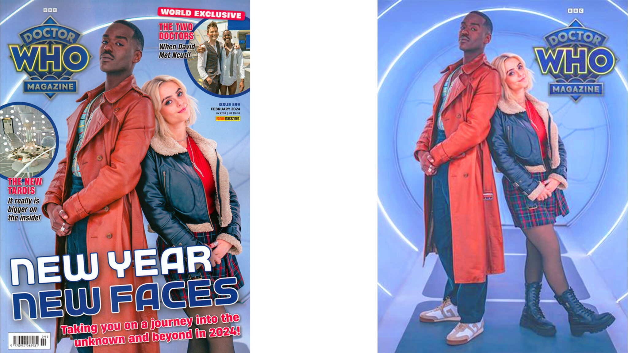 Doctor Who Magazine interviews David Tennant and Ncuti Gatwa together