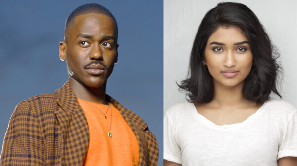 Doctor Who stars Ncuti Gatwa and Varada Sethu