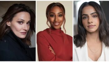Sarah Parish, Alexandra Burke & Mandip Gill