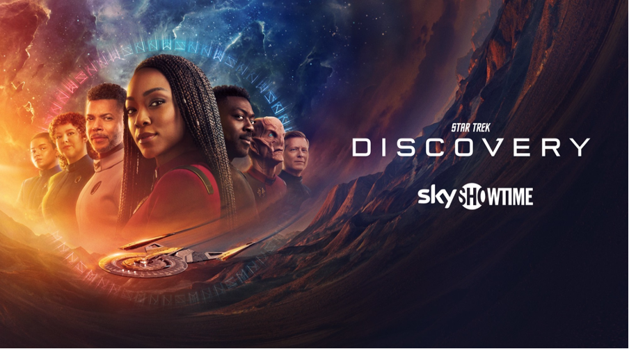Star Trek: Discovery Final Season poster with Sky Showtime branding