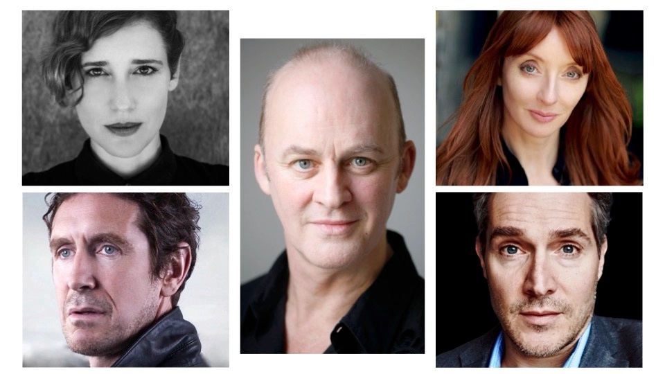 Bookish guest stars - Angeliki Papoulia, Paul McGann, Tim McInerny, Elizabeth Berrington & Mark Umbers 