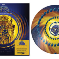 Doctor Who: The Edge of Destruction vinyl sleeve and disc artwork