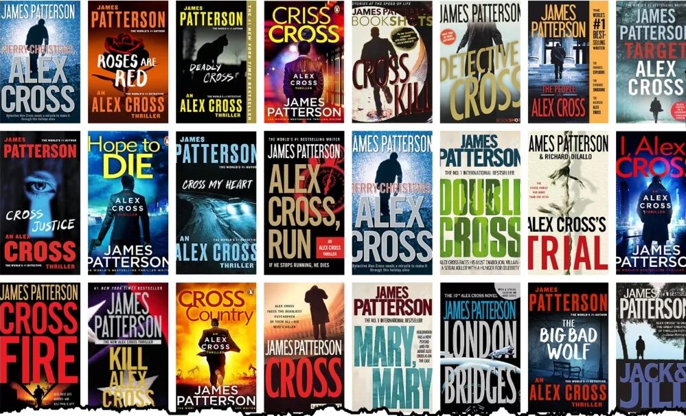 Alex Cross book covers CultBox