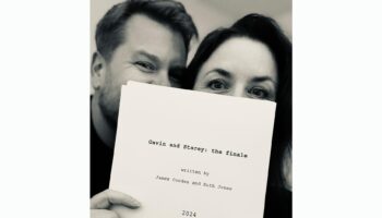 Writers James Corden and Ruth Jones hid behind the script for Gavin and Stacey: The Finale