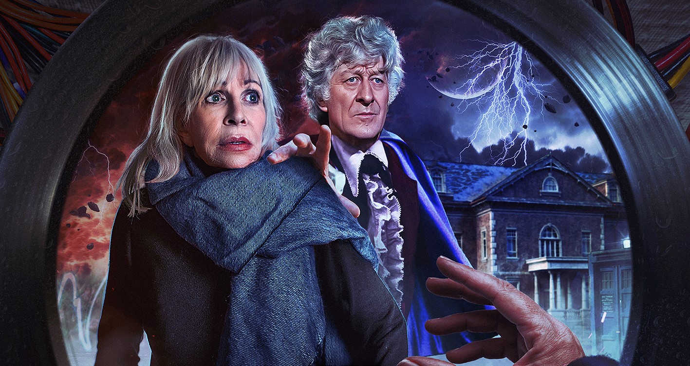The Third Doctor vs the Mondasian Cybermen in a Gothic