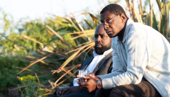 Sherwood series two - Michael Balogun (Harry Summers) & David Harewood (Denis Bottomley)