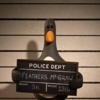 Feathers McGraw - the villainous penguin from Wallace & Gromit