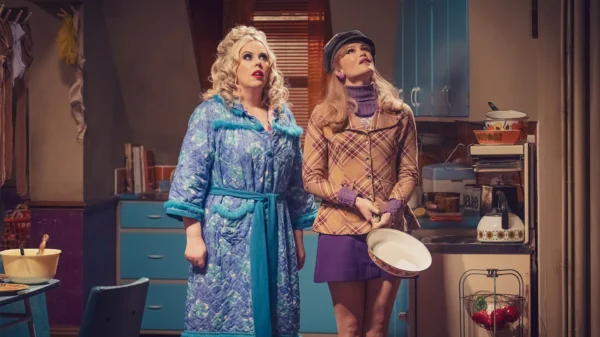 Funny Woman Series 2 Roisin Conaty & Gemma Arterton