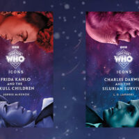 Doctor Who Icons books: Frida Kahlo and the Skull Children & Charles Darwin and the Silurian Survival