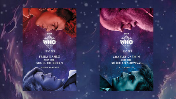 Doctor Who Icons books: Frida Kahlo and the Skull Children & Charles Darwin and the Silurian Survival