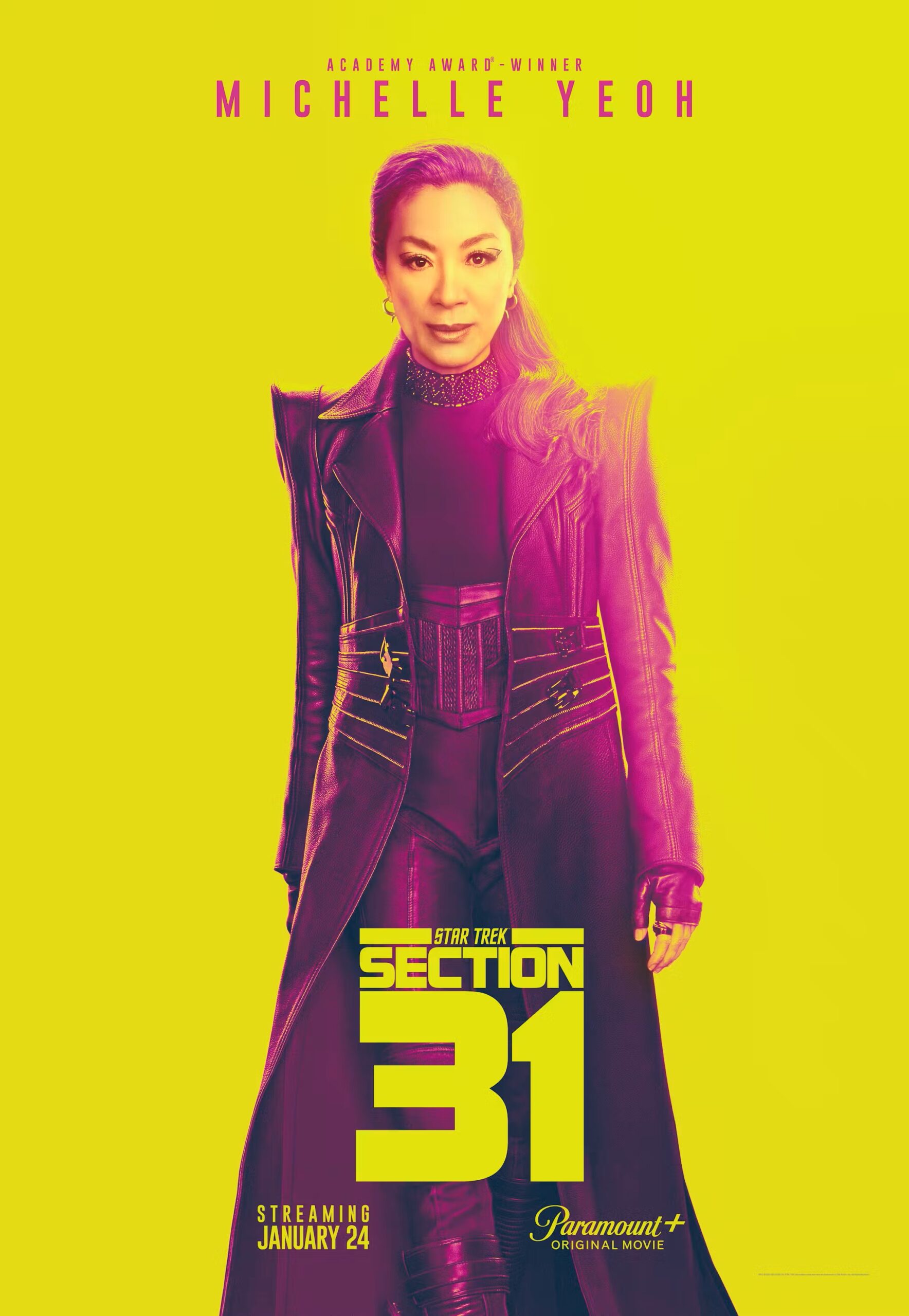 Michelle Yeoh as Emperor Phillipa Georgiou in the Star Trek: Section 31 movie poster