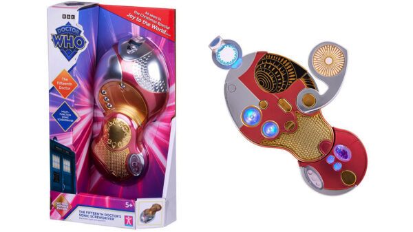 Doctor Who 'Joy to the World' pink sonic screwdriver variant