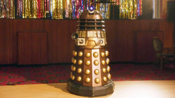 A Dalek auditions for Eurovision on BBC Children in Need 2023