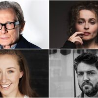California Avenue cast - Bill Nighy, Helena Bonham Carter, Erin Doherty and Tom Burke.